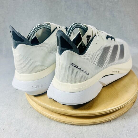 adidas Adizero Boston 12 Sneakers Women’s Size 9.5 Marathon Running Shoes White - Picture 5 of 9
